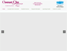 Tablet Screenshot of covenantglen.com